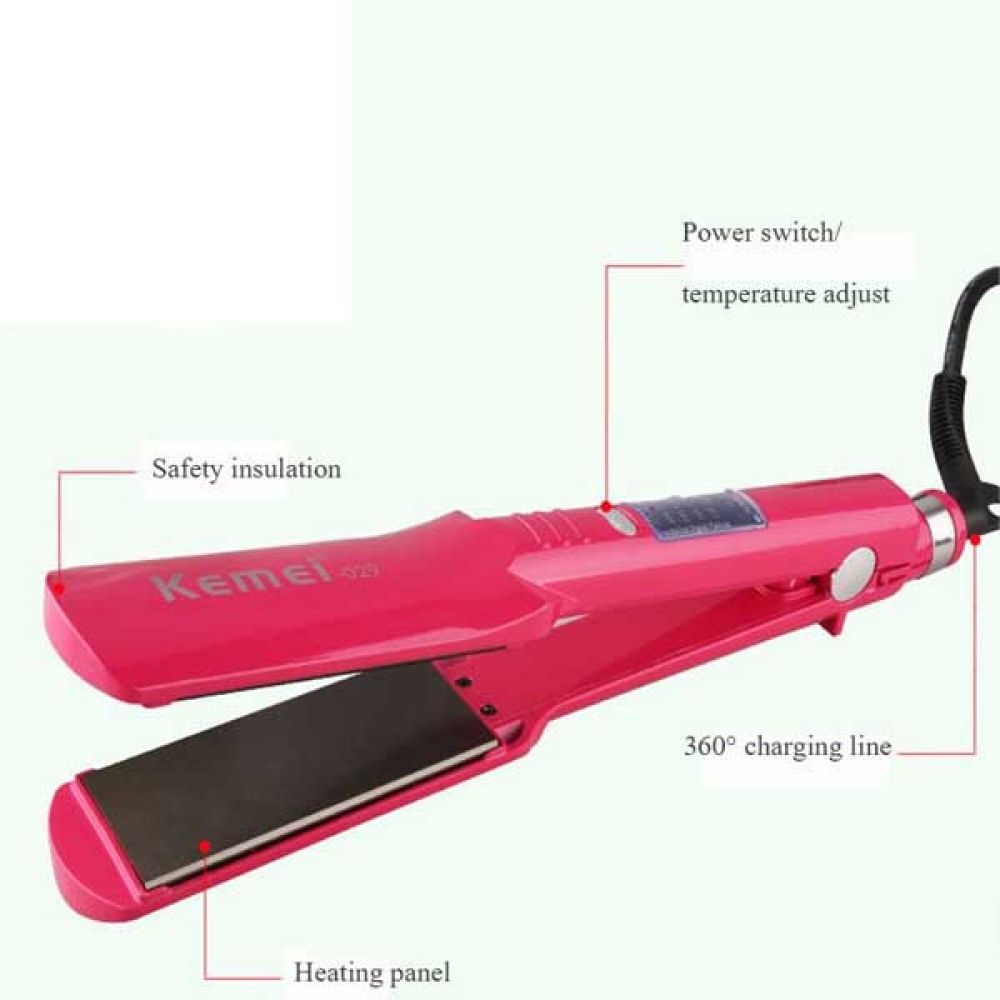 Kemei LCD Professional Hair Straightener